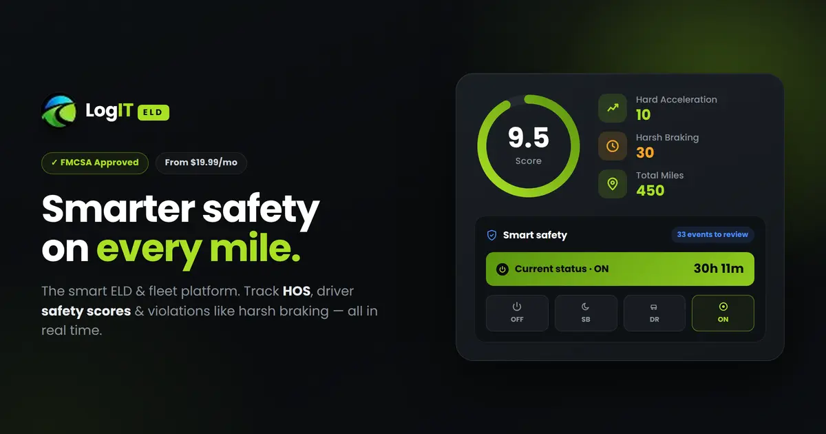 Logdet Deployment Kit LogIT ELD for Trucking Compliance and Fleet Management